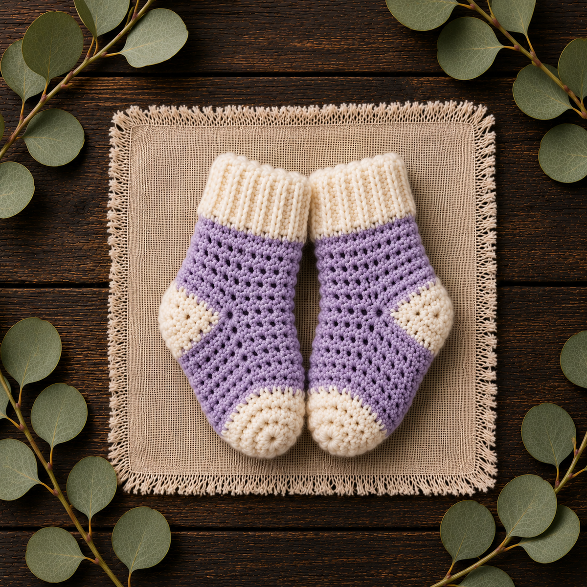 Baby Socks Pattern PDF Crochet Baby Booties Easy Newborn Baby Socks Knitting Alternative 5 Bright Colors Newborn to 18 Months Gift